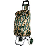 METRO ST-01F - green/beige leaf - Shopping Trolley