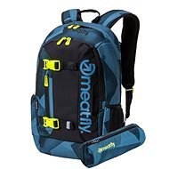Meatfly Basejumper 5 Backpack Shade Mono Steel + penál zdarma - City Backpack