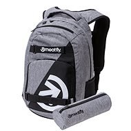 Meatfly Exile 4 Backpack Grey/Black + ingyen tolltartó - Városi hátizsák