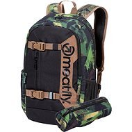 Meatfly Basejumper 6 Backpack, Substance Camo, Black - Backpack