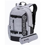 Meatfly BASEJUMPER Backpack, Grey Heather - City Backpack