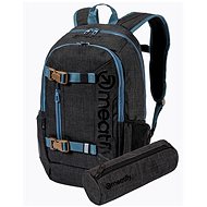 Meatfly BASEJUMPER Backpack, Charcoal Heather - City Backpack