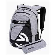 Meatfly EXILE Backpack, Grey Heather - City Backpack