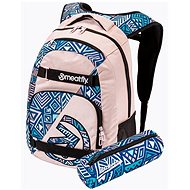 Meatfly EXILE Backpack, Powder Pink / Dancing Mint - City Backpack