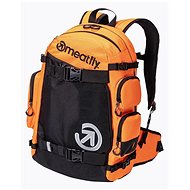 Meatfly WANDERER Backpack, Orange Ripstop / Black - City Backpack
