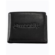 Meatfly BRAZZER LEATHER Wallet, Black - Wallet