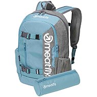 Meatfly Basejumper, Grey Heather / Aqua 22 l - Backpack