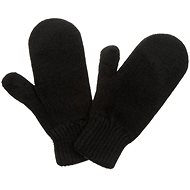 Exquisiv woolen mittens Subzero, black - Winter Gloves