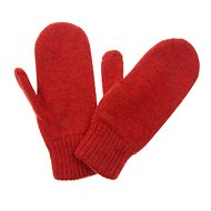 Exquisiv woolen mittens Subzero, red - Winter Gloves