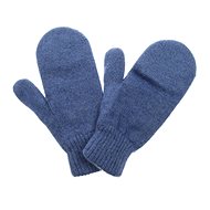 Exquisiv woolen mittens Subzero, blue - Winter Gloves