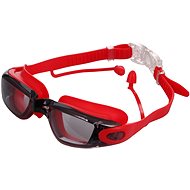 Merco Silba swimming goggles with earplugs, red - Swimming Goggles