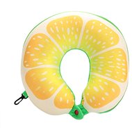 KIK U-shaped travel pillow, 30 cm, Lime - Travel Pillow