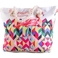Jordan Collection Printed Beach Bag 6387-45 - Shoulder Bag