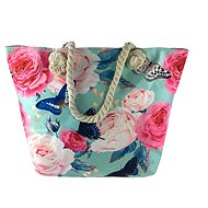Jordan Collection Printed Beach Bag 6387-36 - Shoulder Bag