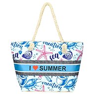 Jordan Collection Large Printed Beach Bag 6387-76 - Shoulder Bag