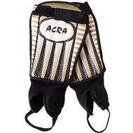 Acra Football shin pads F9101 size. M yellow - Football Shin Guards
