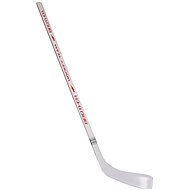 Bohemia Plastic hockey stick with veneer147cm - left - white - Hockey Stick