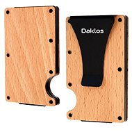 Daklos Wood RFID with beech clip - Wallet