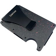 Daklos Carbon RFID with clip black and red - Wallet