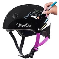 Wipeout dětská helma černá s bleskem, velikost 49-52 cm - Bike Helmet