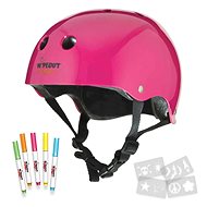Wipeout dětská helma ružová - Bike Helmet