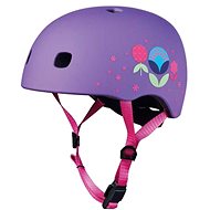 Micro LED Floral Purple - Bike Helmet
