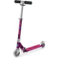 Micro Sprite LED Purple Stripe - Folding Scooter