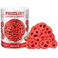 Mixit Pretzels - Yogurt Chocolate with Strawberry Dust - Pretzels