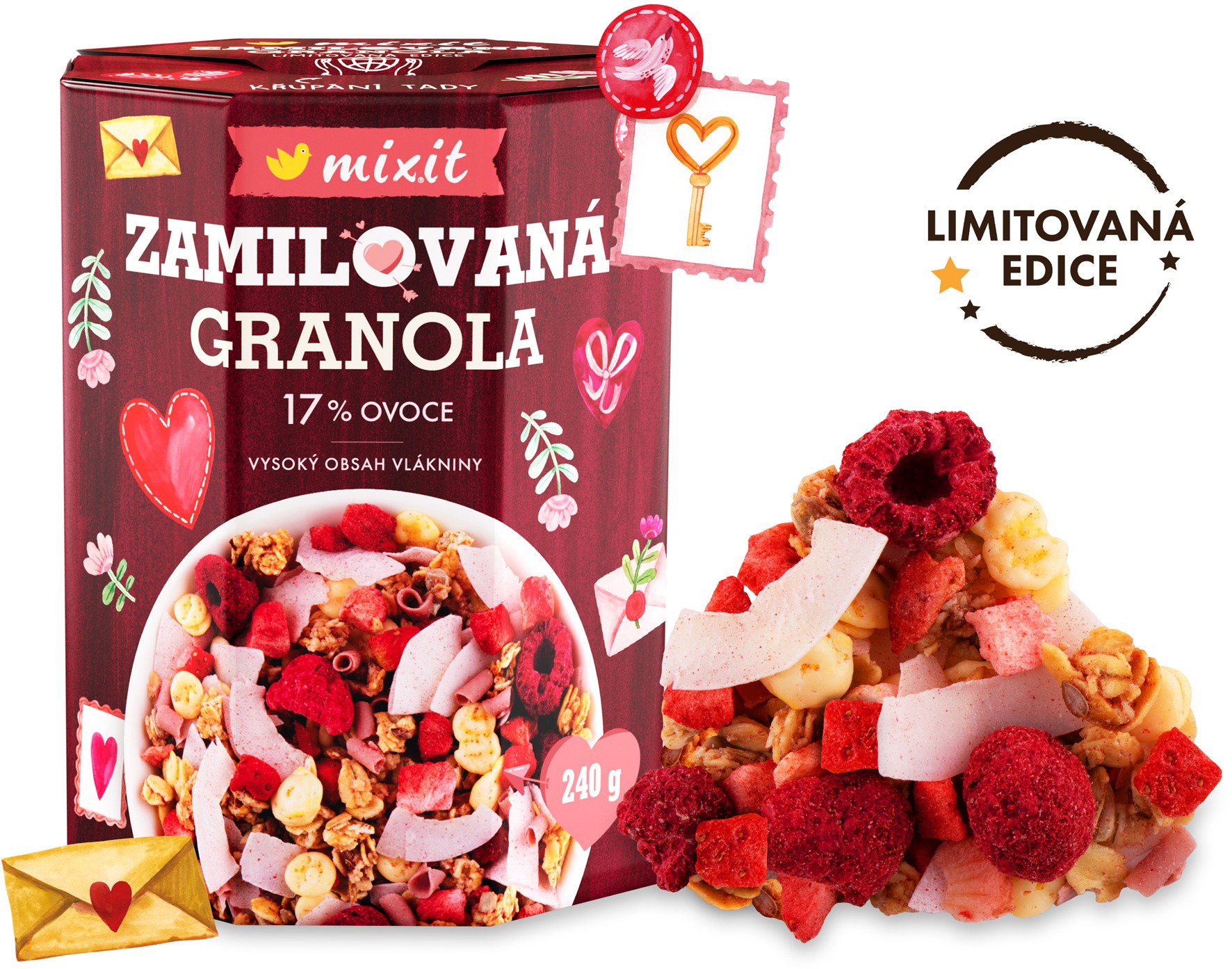 Mixit Valentine's Day granola 240g - Granola