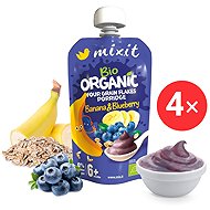 Mixit Organic capsule - Banana and blueberry 4×120 g - Meal Pocket
