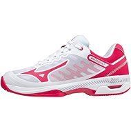 MIZUNO WAVE EXCEED SL 2 AC/WHITE/ROSE RED/NIMBUS CLOUD, size EU 37/235mm - Tennis Shoes