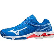 MIZUNO WAVE VOLTAGE/FRENCH BLUE/WHITE/IGNITION RED - Indoor Shoes
