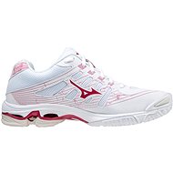 MIZUNO WAVE VOLTAGE/WHITE/PERSIAN RED/WHITE SAND, size EU 36.5/230mm - Indoor Shoes