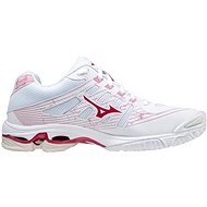 MIZUNO WAVE VOLTAGE/WHITE/PERSIAN RED/WHITE SAND, size EU 37/235mm - Indoor Shoes