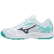 Mizuno Break Shot 3 AC white/turquoise EU 37 / 235 mm - Tennis Shoes