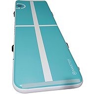 MASTER Airtrack inflatable mat 200 × 100 × 10 cm, teal white - Airtrack 