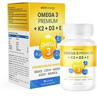MOVit Omega 3 Premium + K2 + D3 + E, 90 tob. - Omega-3