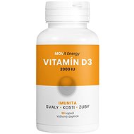 MOVit Energy Vitamin D3 2000 I. U., 50 mcg, 90 capsules - Vitamin D3
