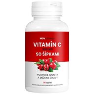 MOVit Energy Vitamín C 500 mg so šípkami, 90 tablet - Vitamin C