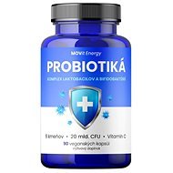 MOVit Probiotiká, komplex laktobacilov a bifidobakterií, 90 veganských kapslí - Probiotics