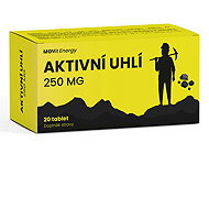 MOVit Energy Activated Charcoal 250 mg, 20 tablets - Dietary Supplement