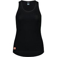Mons Royale Bella Tech Tank, Black/Neon, size L - Thermal Underwear