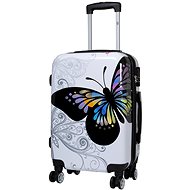 MONOPOL Butterfly White sized. S - Suitcase