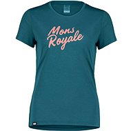 Mons Royale Icon Tee, Deep Teal, size L - T-Shirt