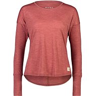 Mons Royale Estelle Relaxed LS, Terracotta, size XS - T-Shirt