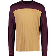 Mons Royale Yotei LS Toffee / Wine - Tričko