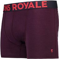Mons Royale Hold 'em Shorty Boxer Wine size L - Boxer Briefs