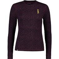 Mons Royale Cascade Merino Flex 200 LS WMNS Winter Leopard - Tričko