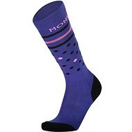 Mons Royale Lift Access Sock Ultra Blue / Pink size 35 - 37 EU - Socks