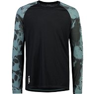 Mons Royale Temple Tech LS Sage Tie Dye / Black, vel. S - Tričko